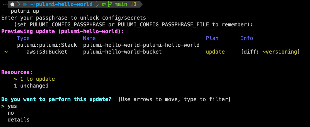 pulumi-modify